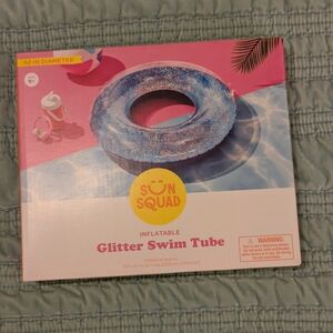 Target Sun Squad Glitter Swim Tube - Blue and Pink